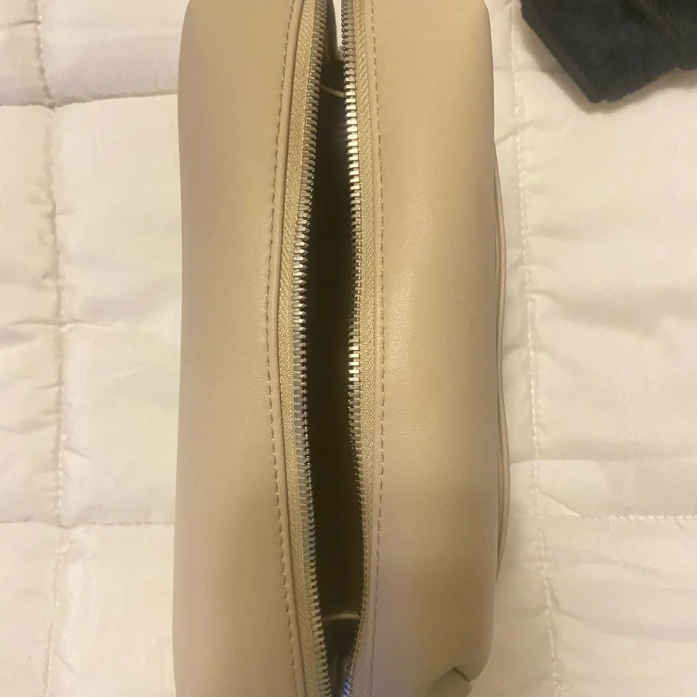 Monos Vegan Leather Large Toiletry Case in Ivory - Picture 9 of 14